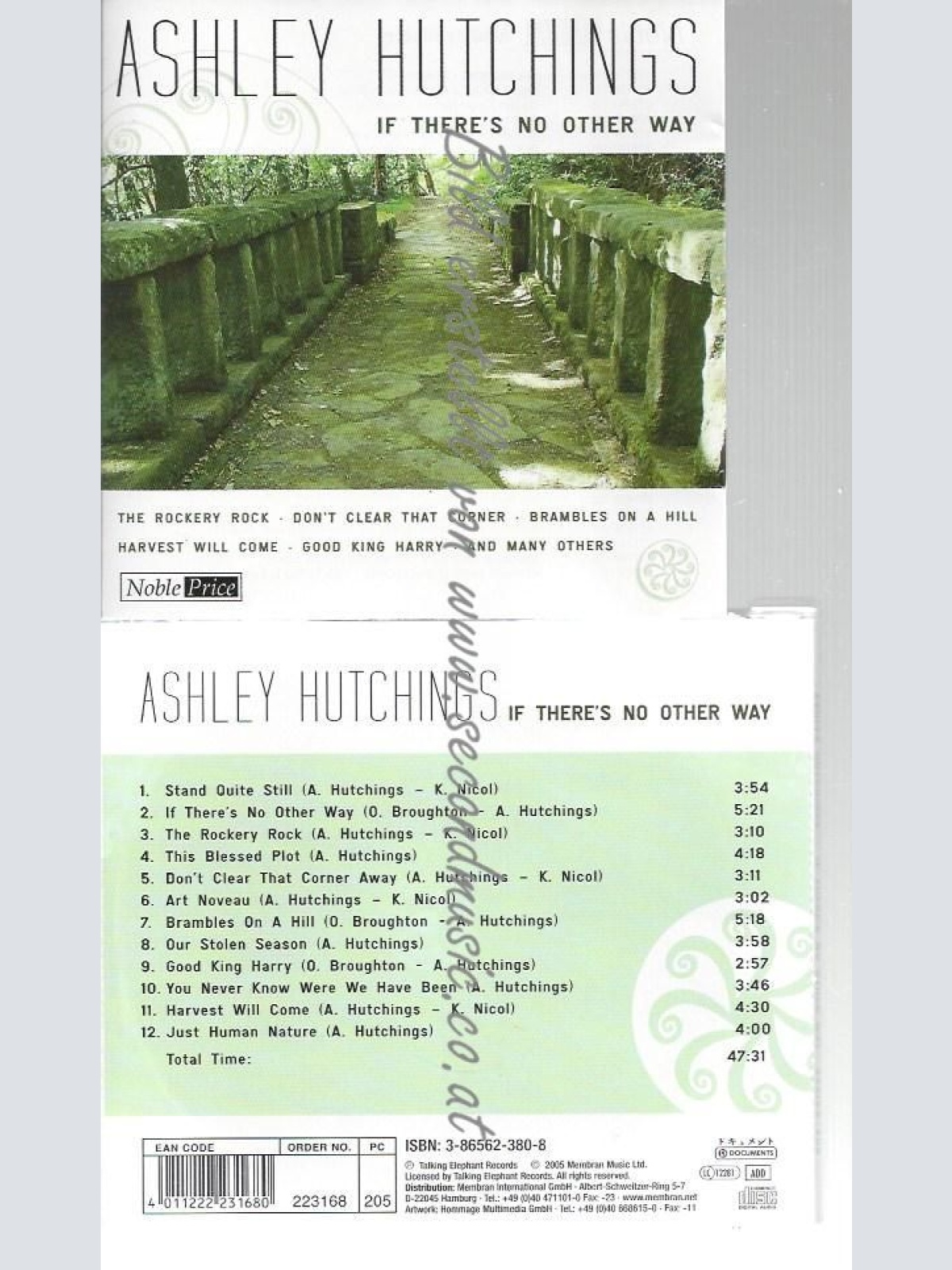 CD--ASHLEY HUTCHINGS--    IF THERE'S NO OTHER WAY