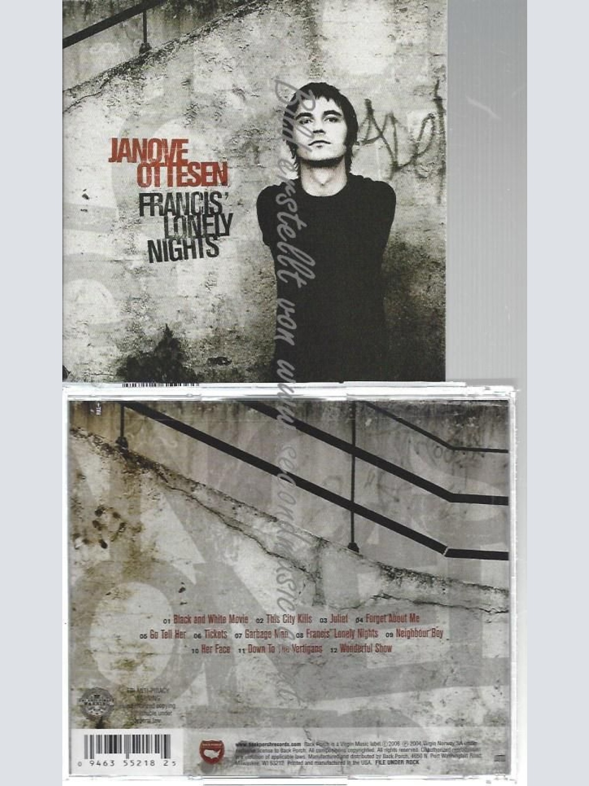 CD--JANOVE OTTESEN--    FRANCIS'LONELY NIGHTS