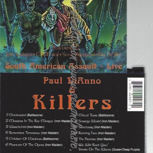 CD--KILLERS--    SOUTH AMERICAN ASSAULT LIVE -DELUXE VERSION-
