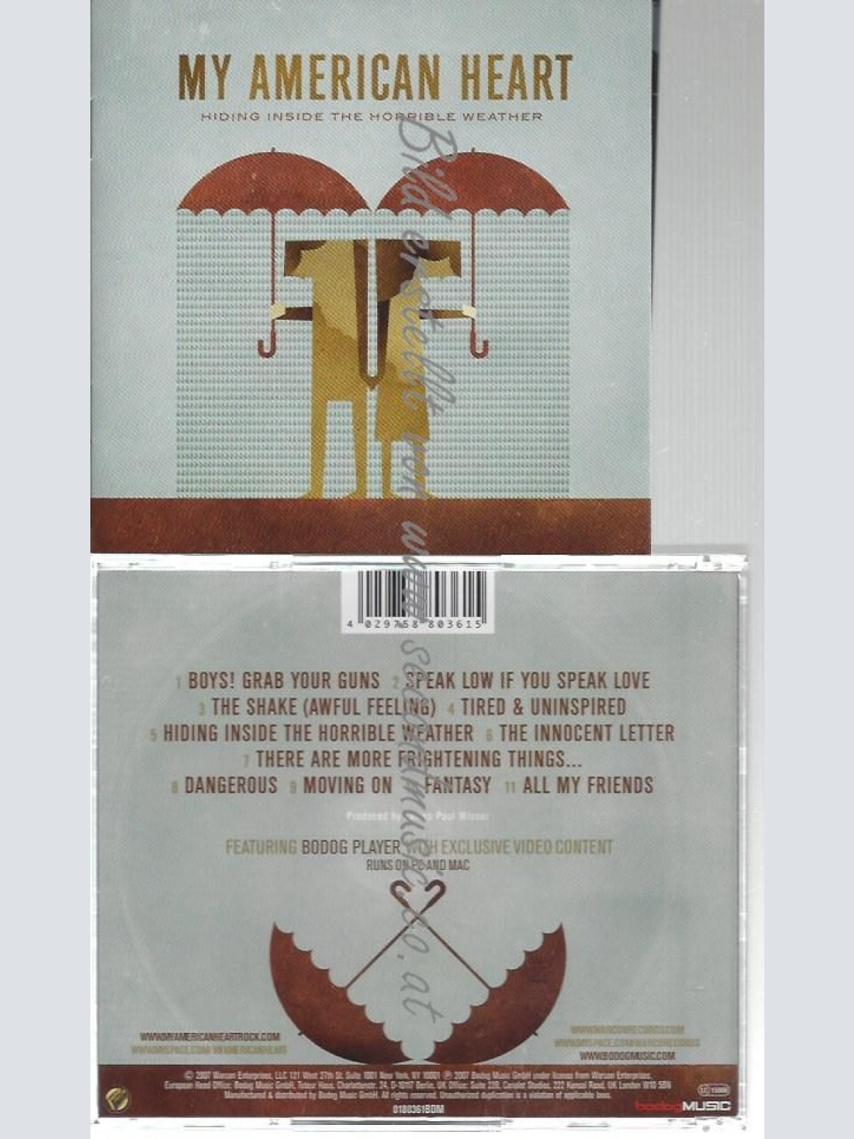 CD--MY AMERICAN HEART--    HIDING INSIDE THE HORRIBLE WEATHER