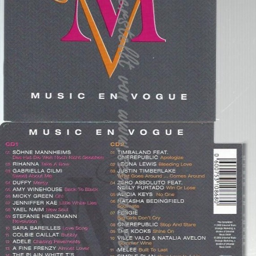 CD--VARIOUS--    MUSIC EN VOGUE | DOPPEL-CD