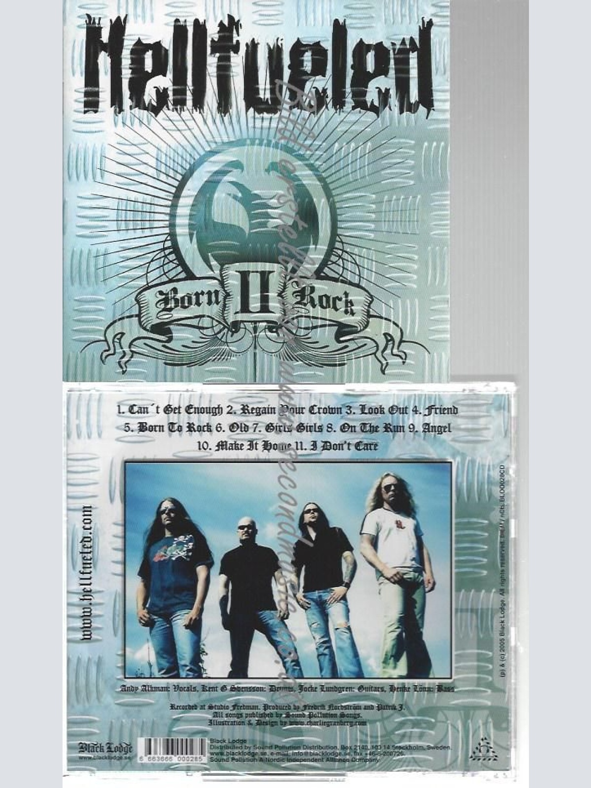 CD--HELLFUELED--    BORN II ROCK