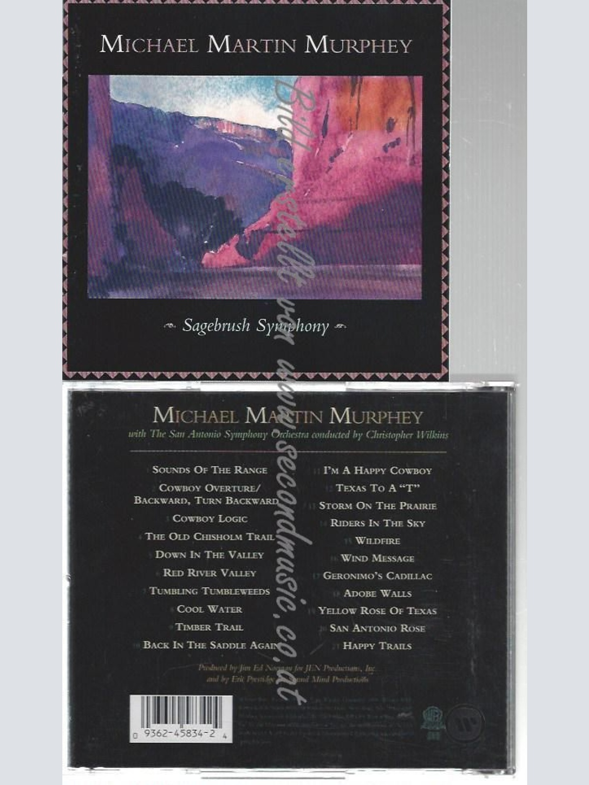 CD--MICHAEL MARTIN MURPHEY--    SAGEBRUSH SYMPHONY