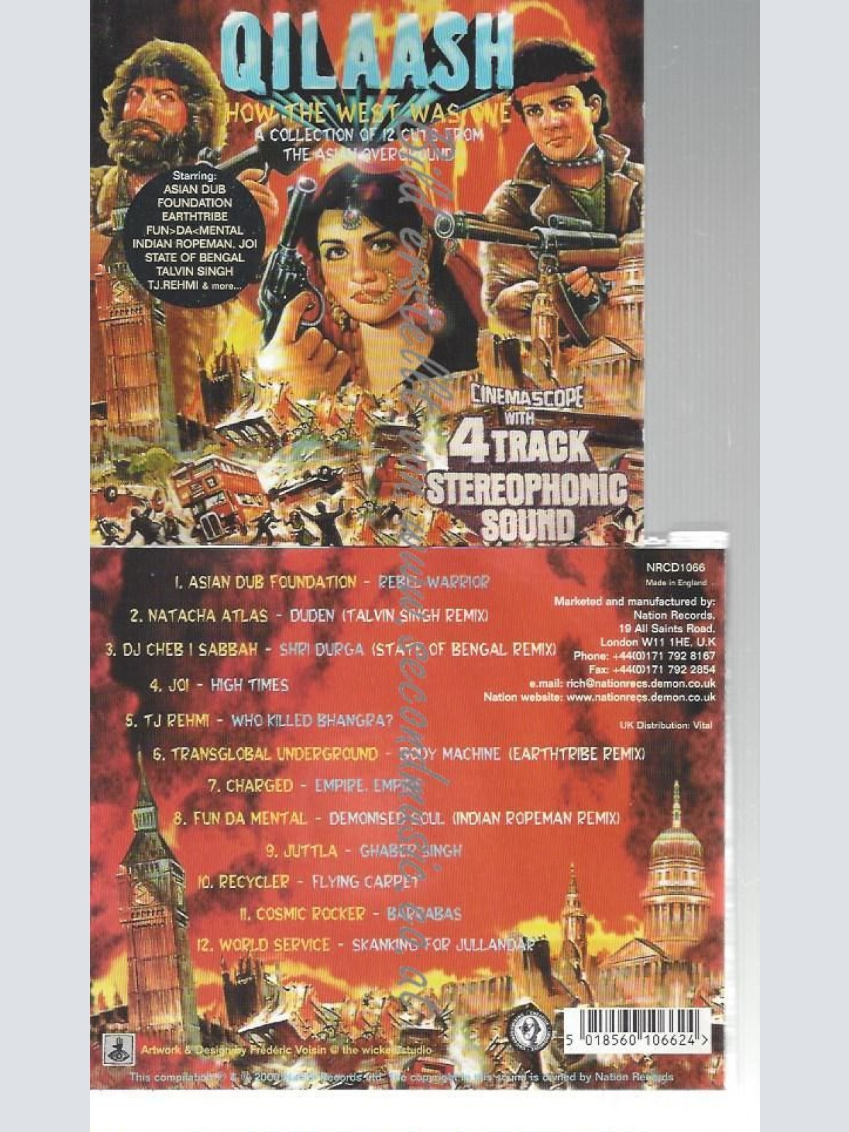 CD--VARIOUS--    QILAASH -HOW THE WEST WAS ONE-