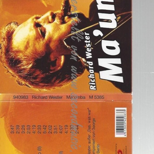 CD--RICHARD WESTER--    MA'UMBA