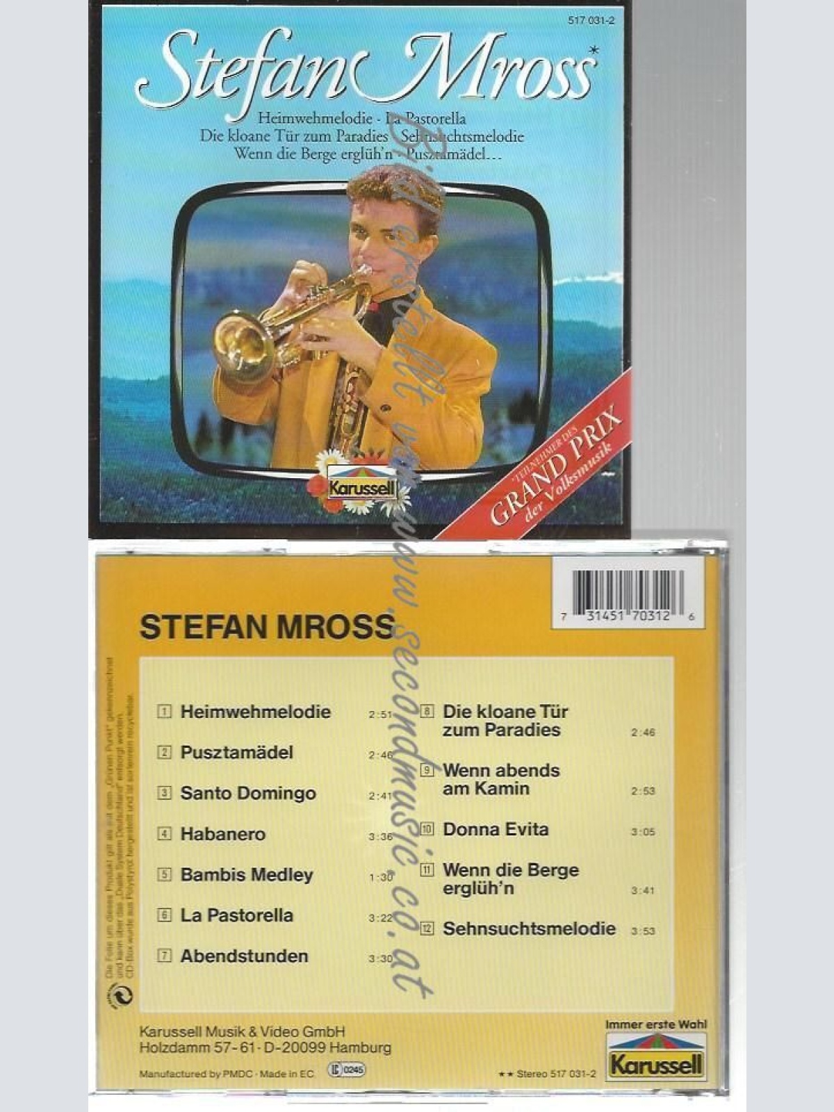 CD--STEFAN MROSS--    HEIMWEHMELODIE