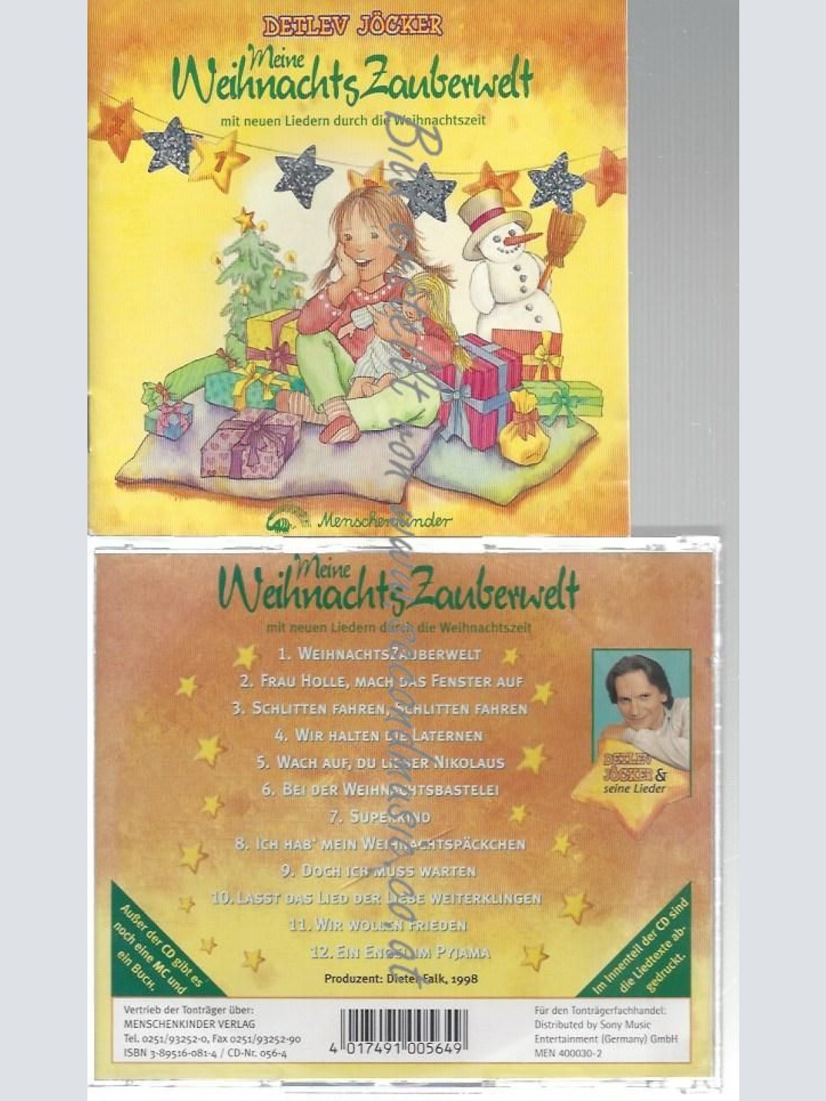 CD--DETLEV JÖCKER--    MEINE WEIHNACHTSZAUBERWELT