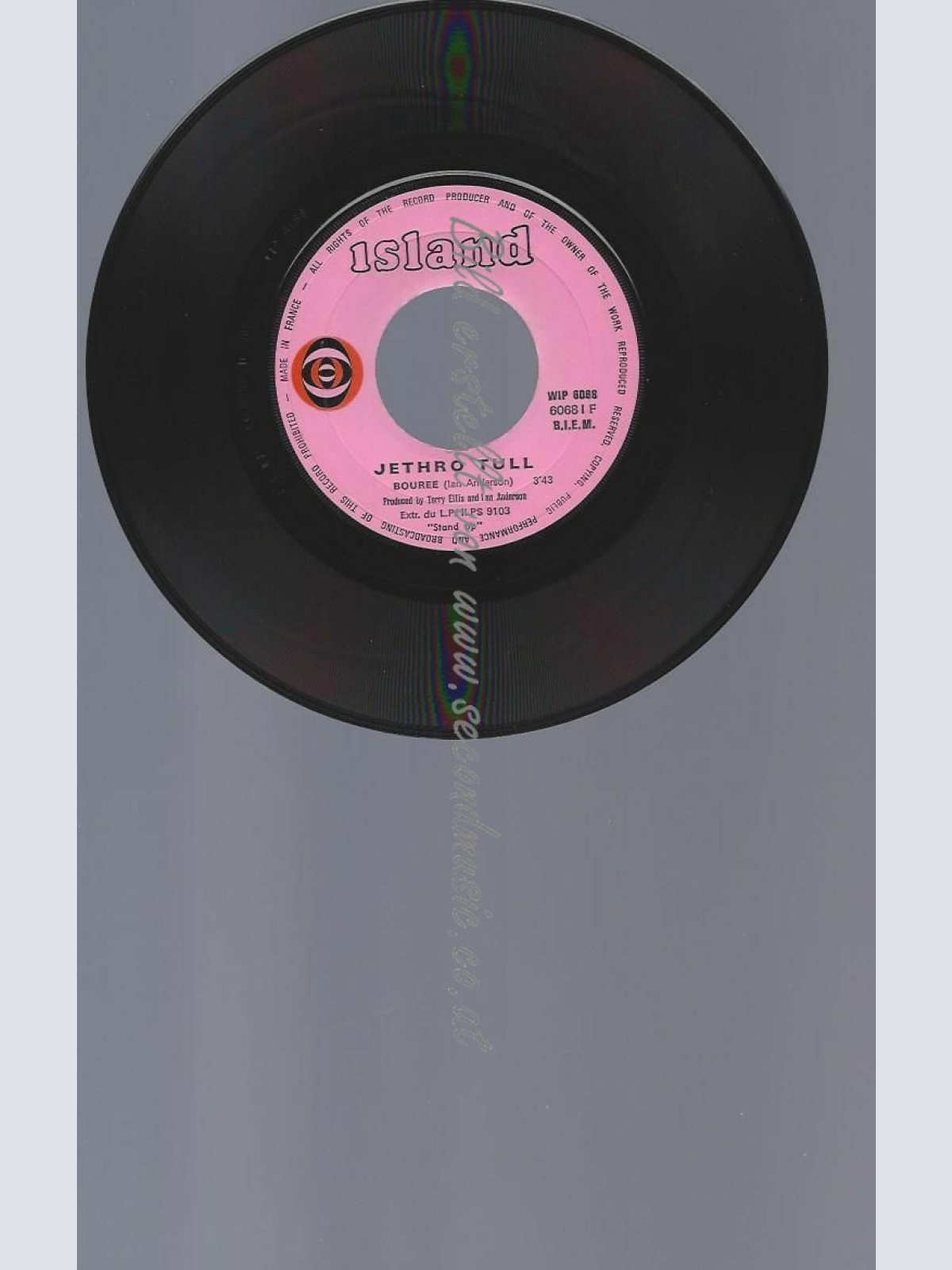 7"    Jethro Tull  Bourée