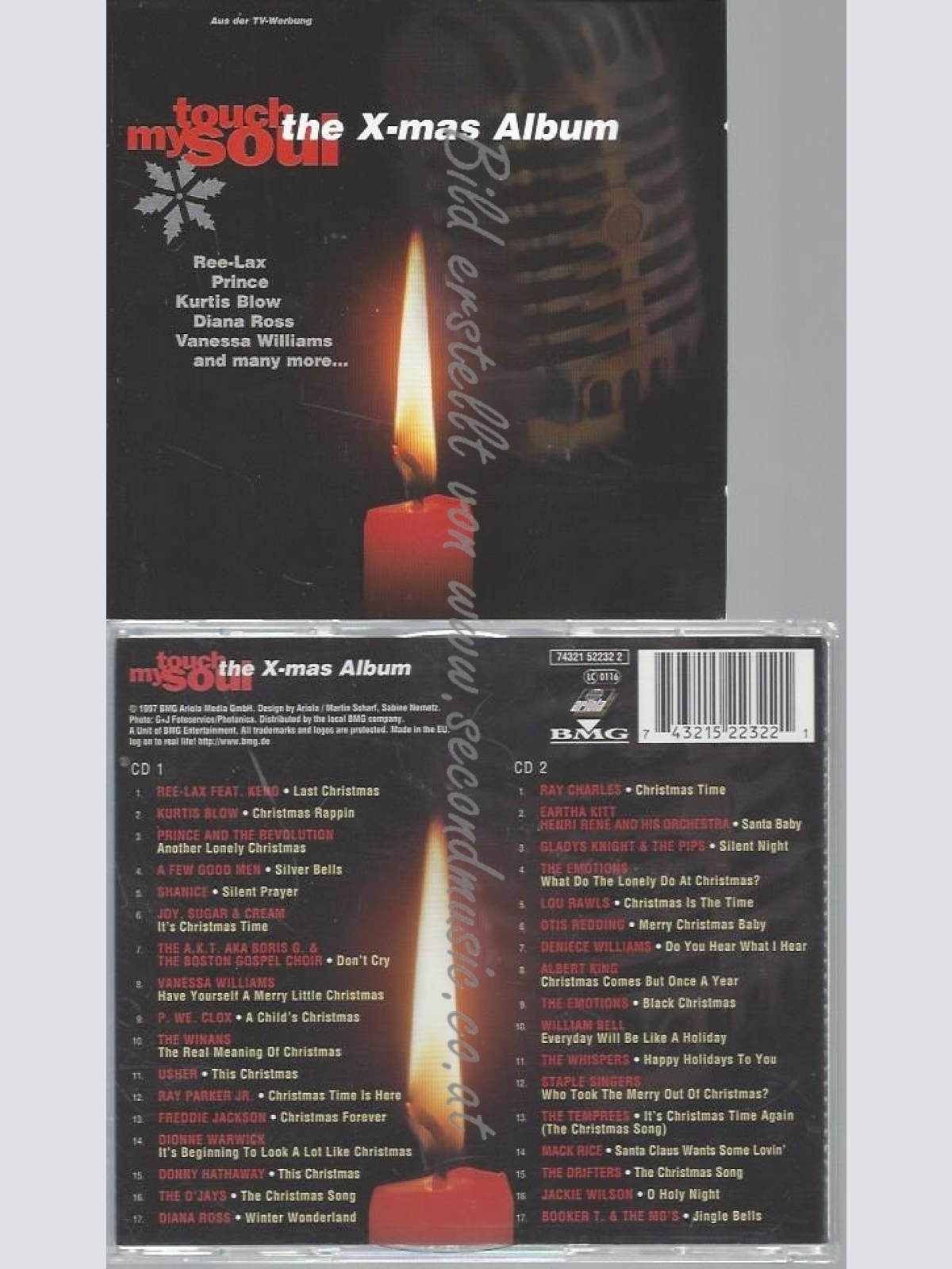 CD--VARIOUS UND KURTIS BLOW--TOUCH MY SOUL - THE X-MAS ALBUM | DOPPEL-CD