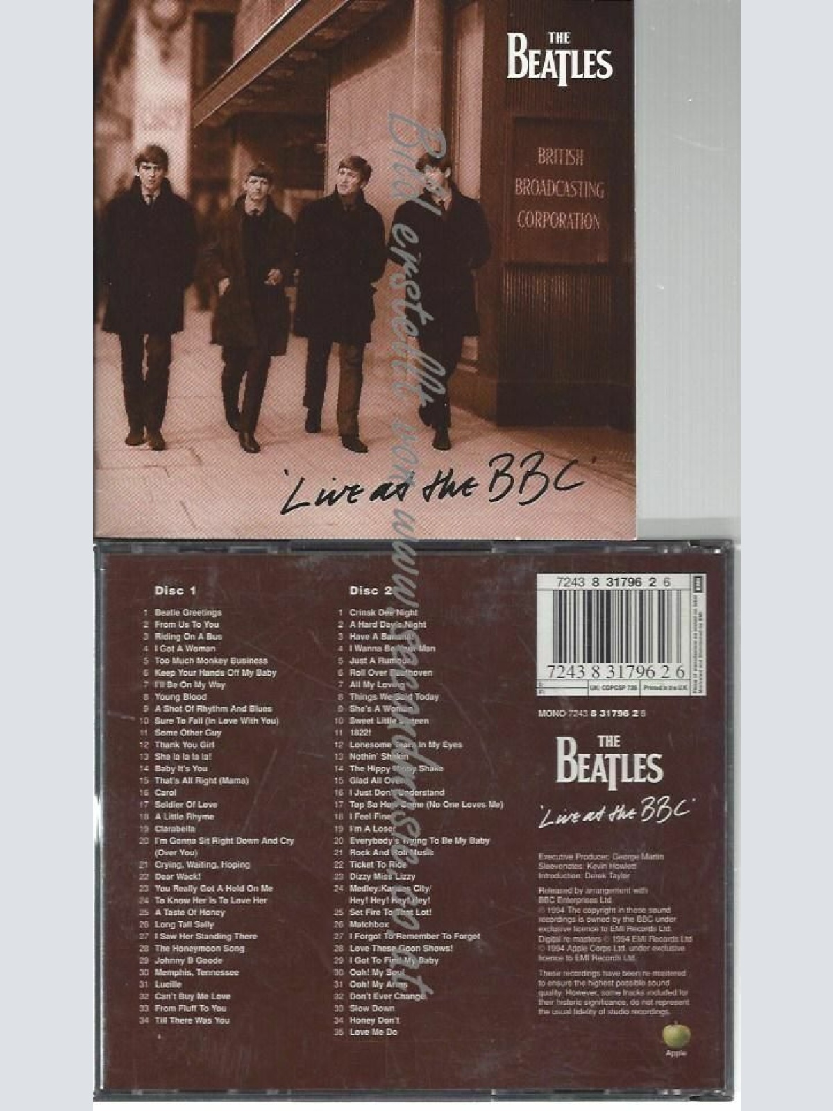 CD--THE BEATLES | --LIVE AT THE BBC