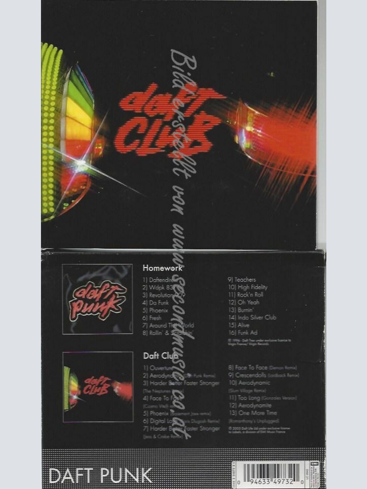 CD-- Daft Punk  Homework / Daft Club