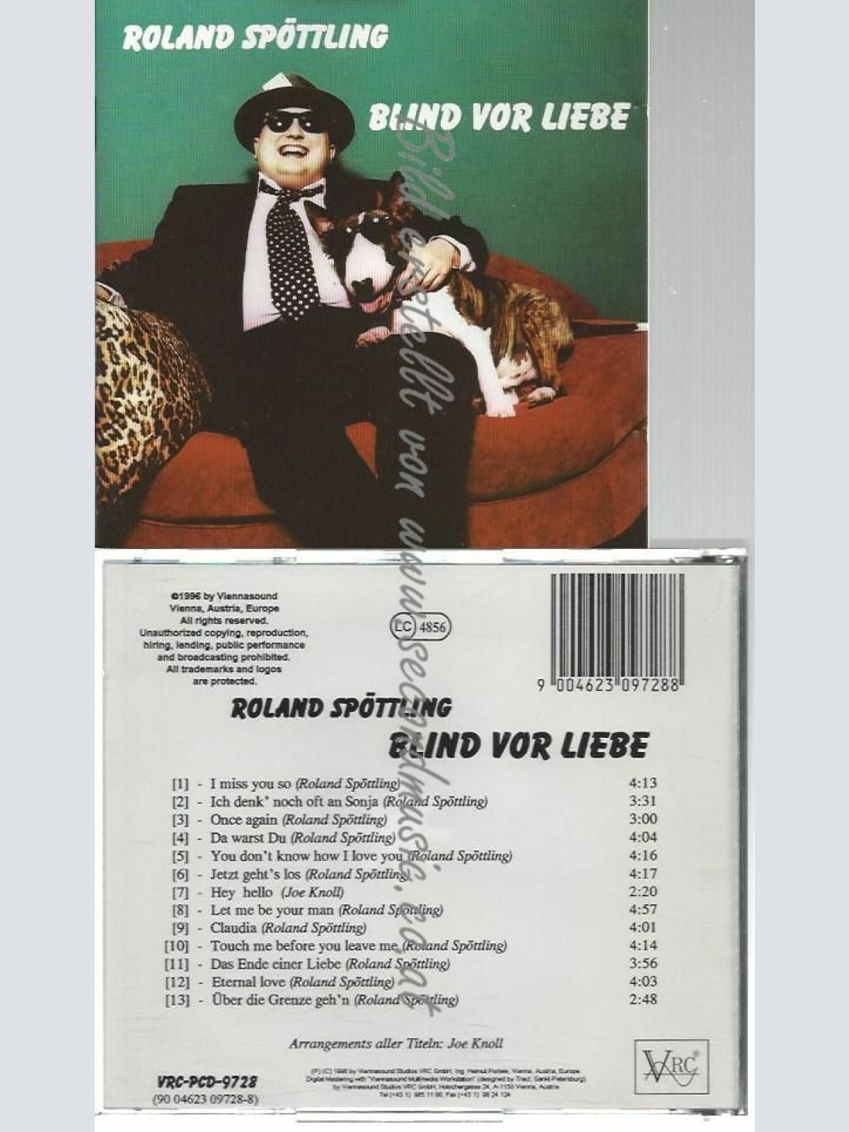 CD--ROLAND SPÖTLING | --BLIND VOR LIEBE