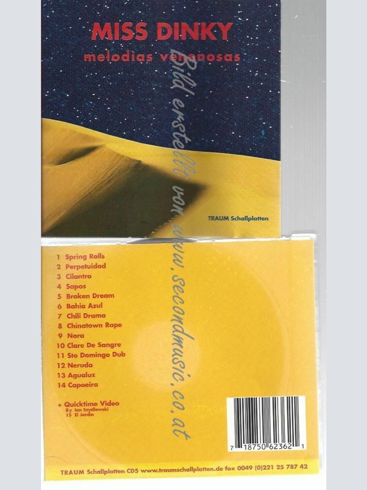 CD--MISS DINKY--MELODIAS VENENOSAS