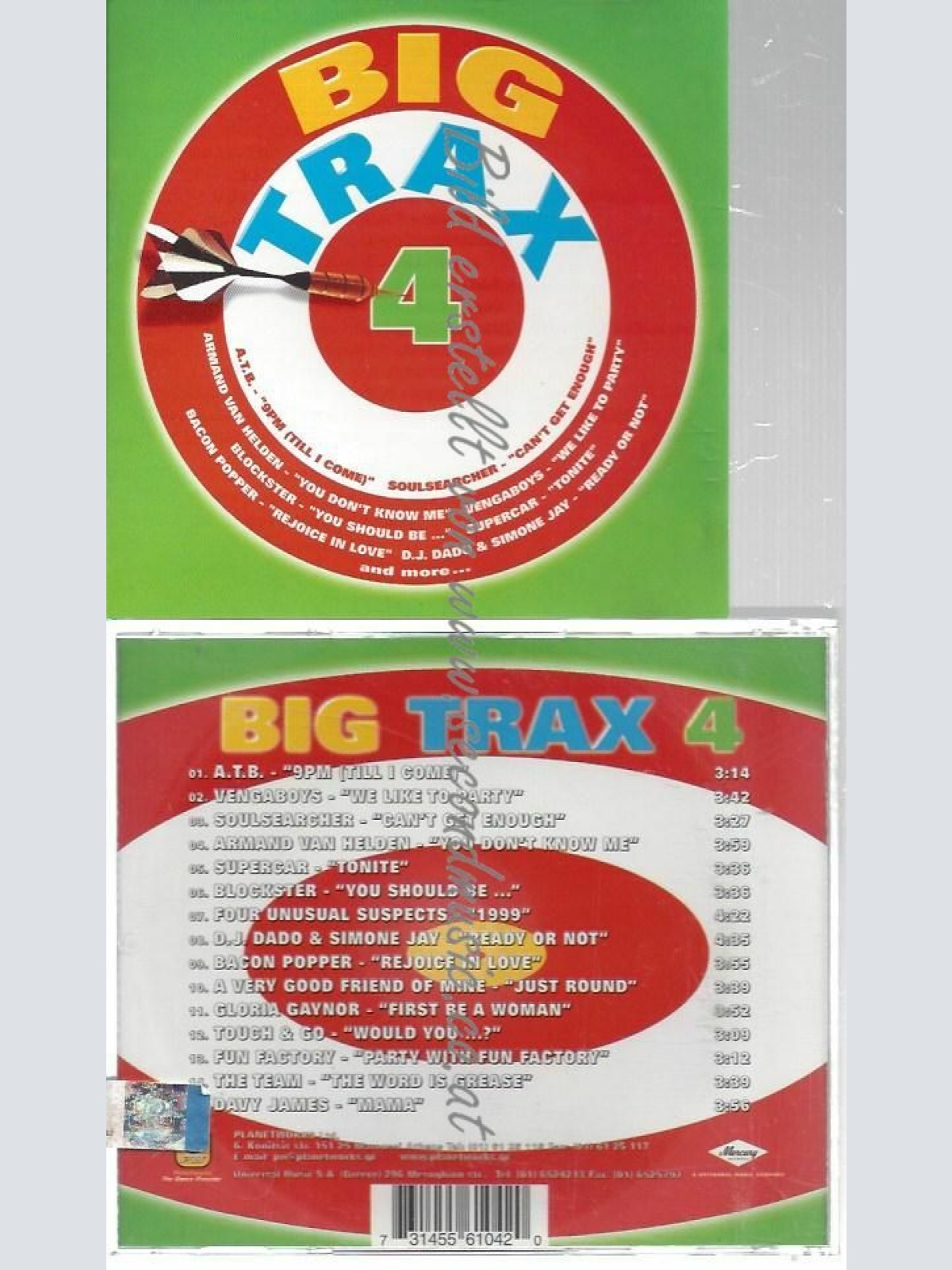 CD--VARIOUS ARTISTS--BIG TRAX  4