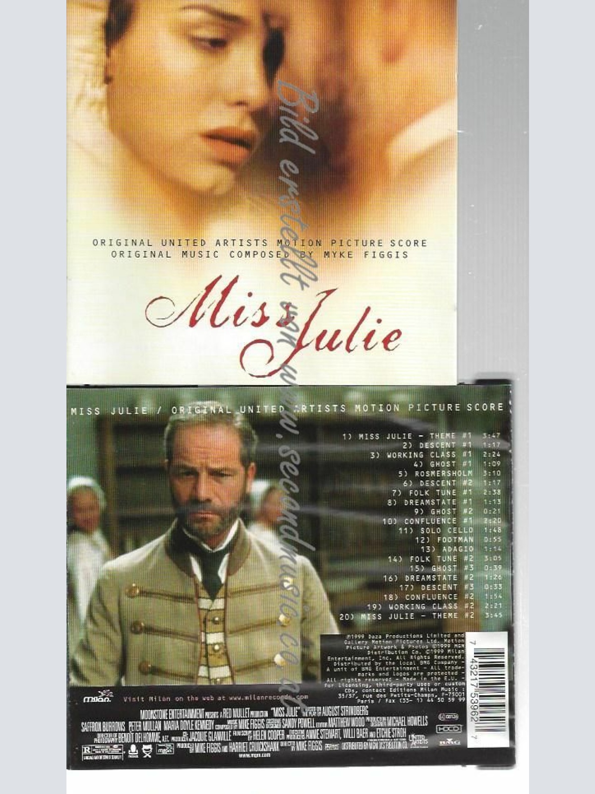 CD--MIKE FIGGIS--MISS JULIE