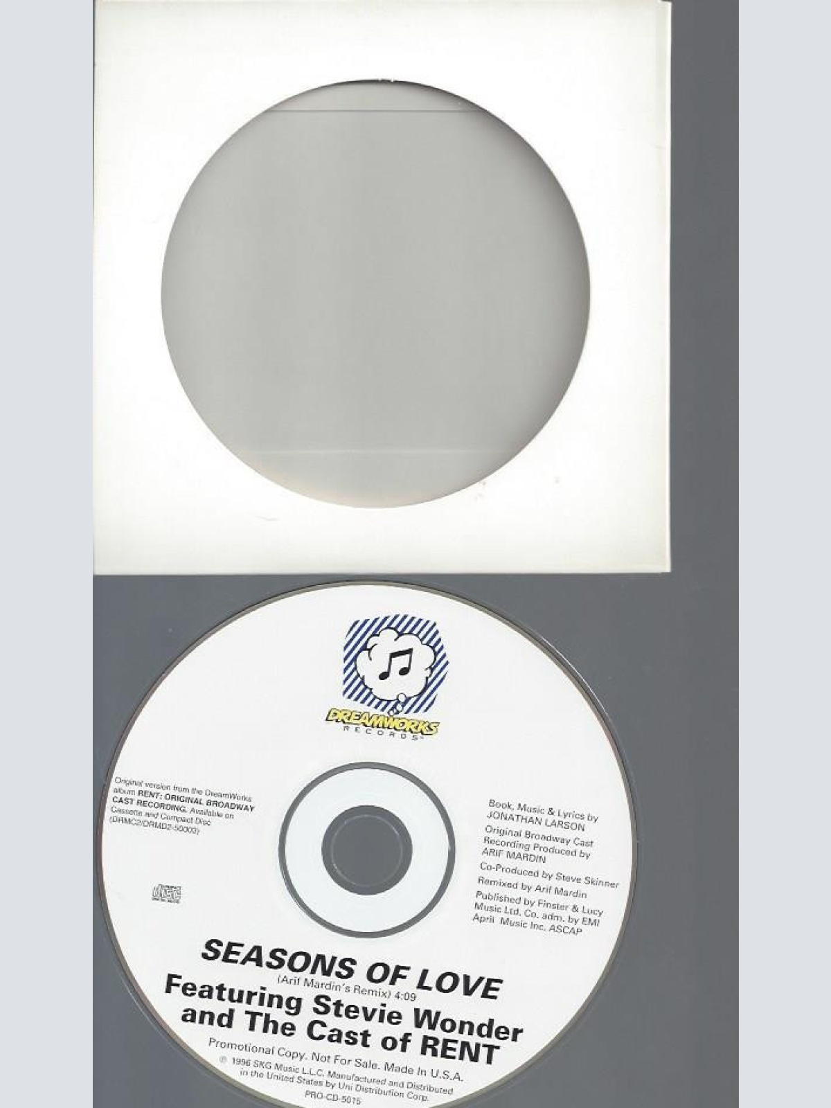 CD--PROMO--SEASONS OF LOVE--FEAT STEVIE WONDER