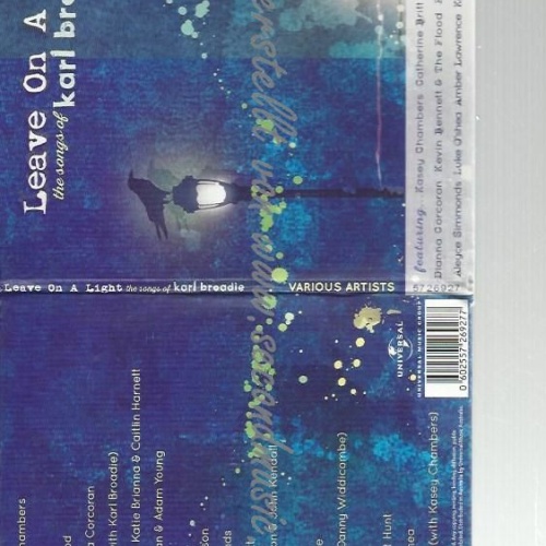 CD--SONGS OF KARL BROADIE--LEAVE ON A LIGHT