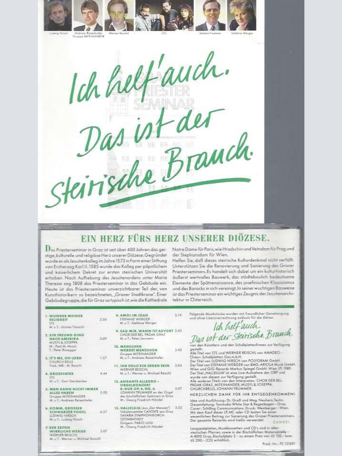 CD--ICH HELF AUCH DAS IST DER STEIRISCHE BRAUCH // STS // HIRSCH // WERGER