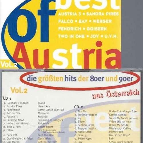 CD--BEST OF AUSTRIA VOL 2 // FALCO / LANG // EAV