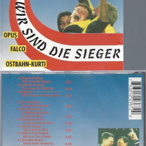 CD--WIR SIND DIE SIEGER // OPUS // FENDRICH // FALCO // OSTBAHN KURTI