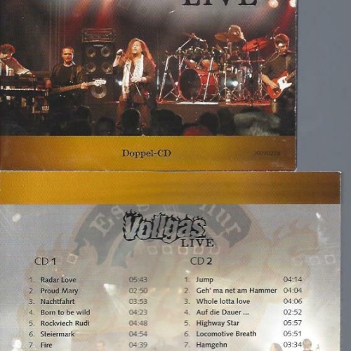 CD--VOLLGAS LIVE