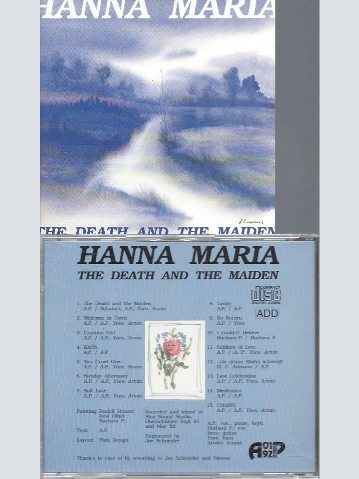 CD--HANNA MARIA THE DEATH AND THE MAIDEN