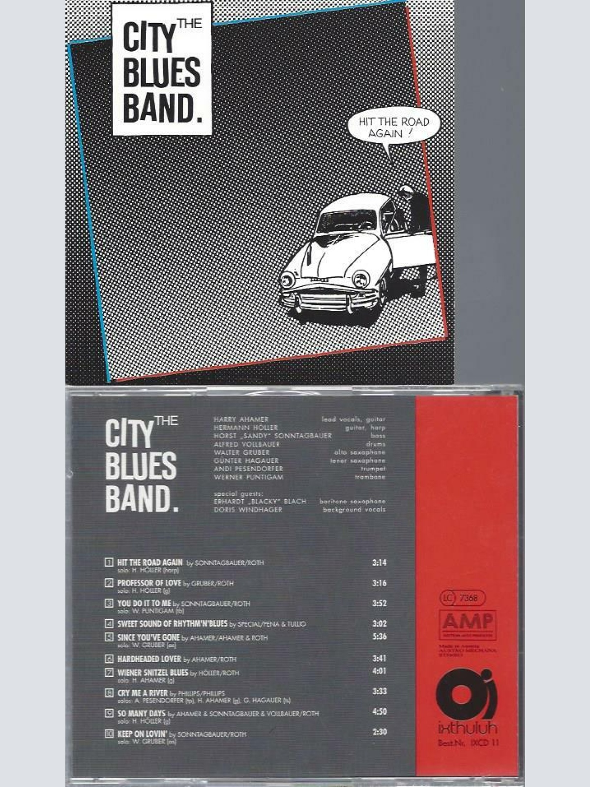 CD-- THE CITY BLUES BAND HIT ON THE ROAD AGAIN