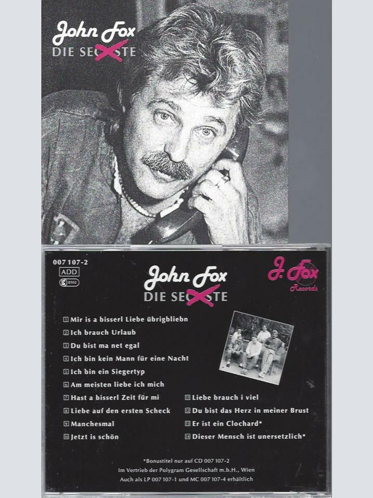 CD-- JOHN FOX DIE SECHSTE