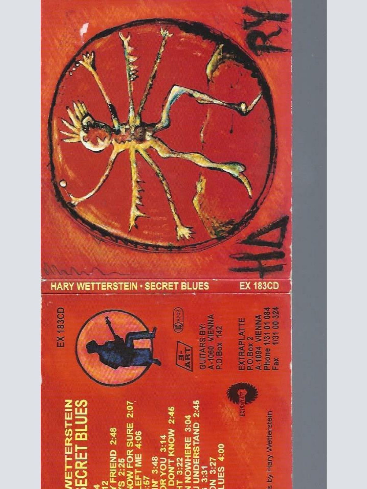 CD--HARY WETTERSTEIN SECRET BLUES