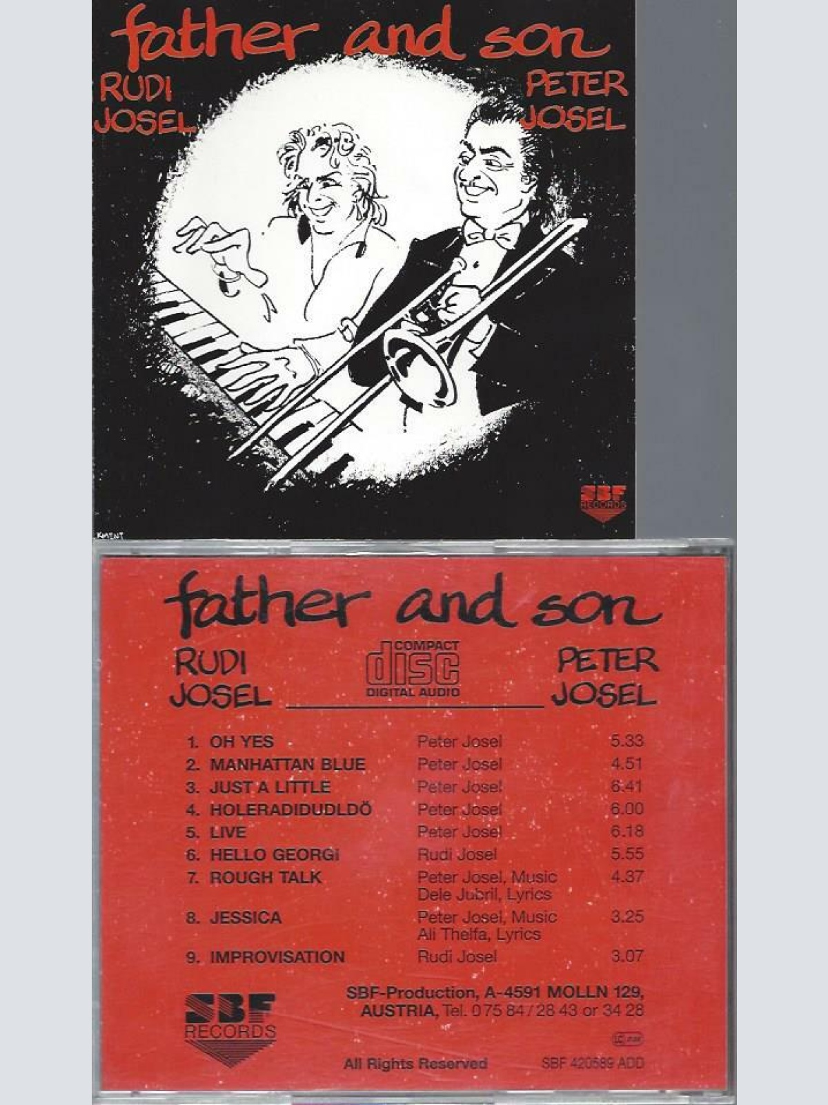 CD // RUDI & PETER JOSEL FATHER AND SON