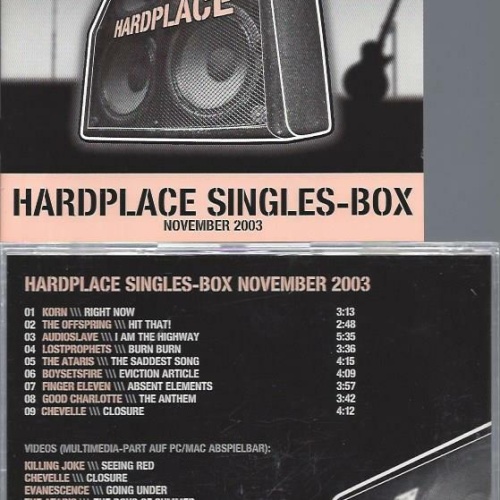 CD HARDPLACE SINGLES BOX 2003 PROMO