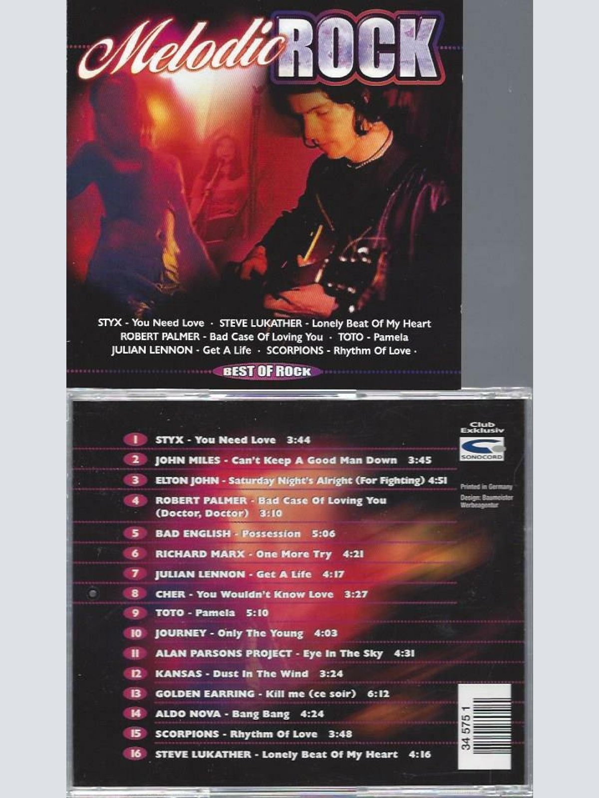 CD // MELODIE ROCK BEST OF ROCK