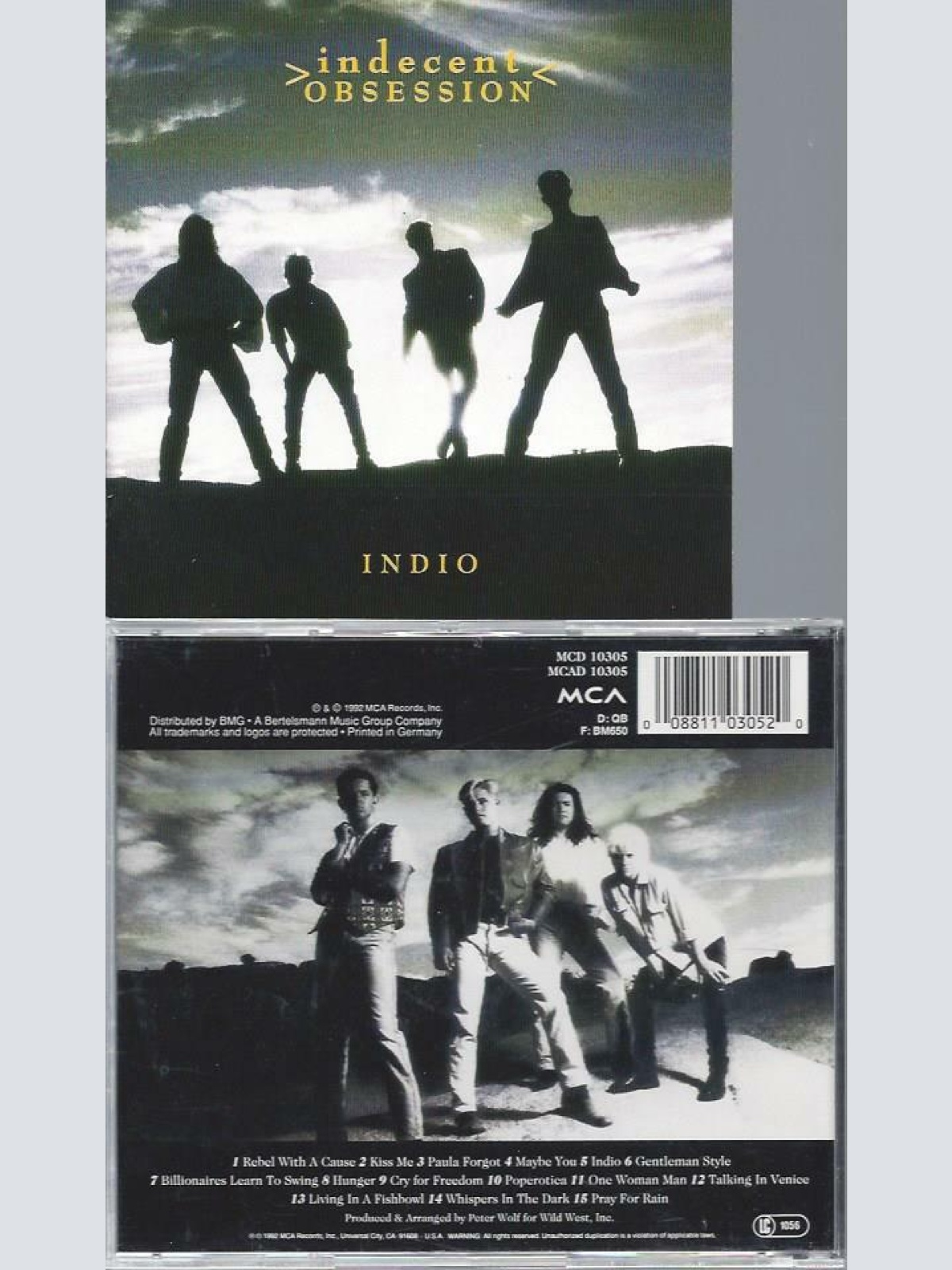 CD //   Indecent Obsession  Indio