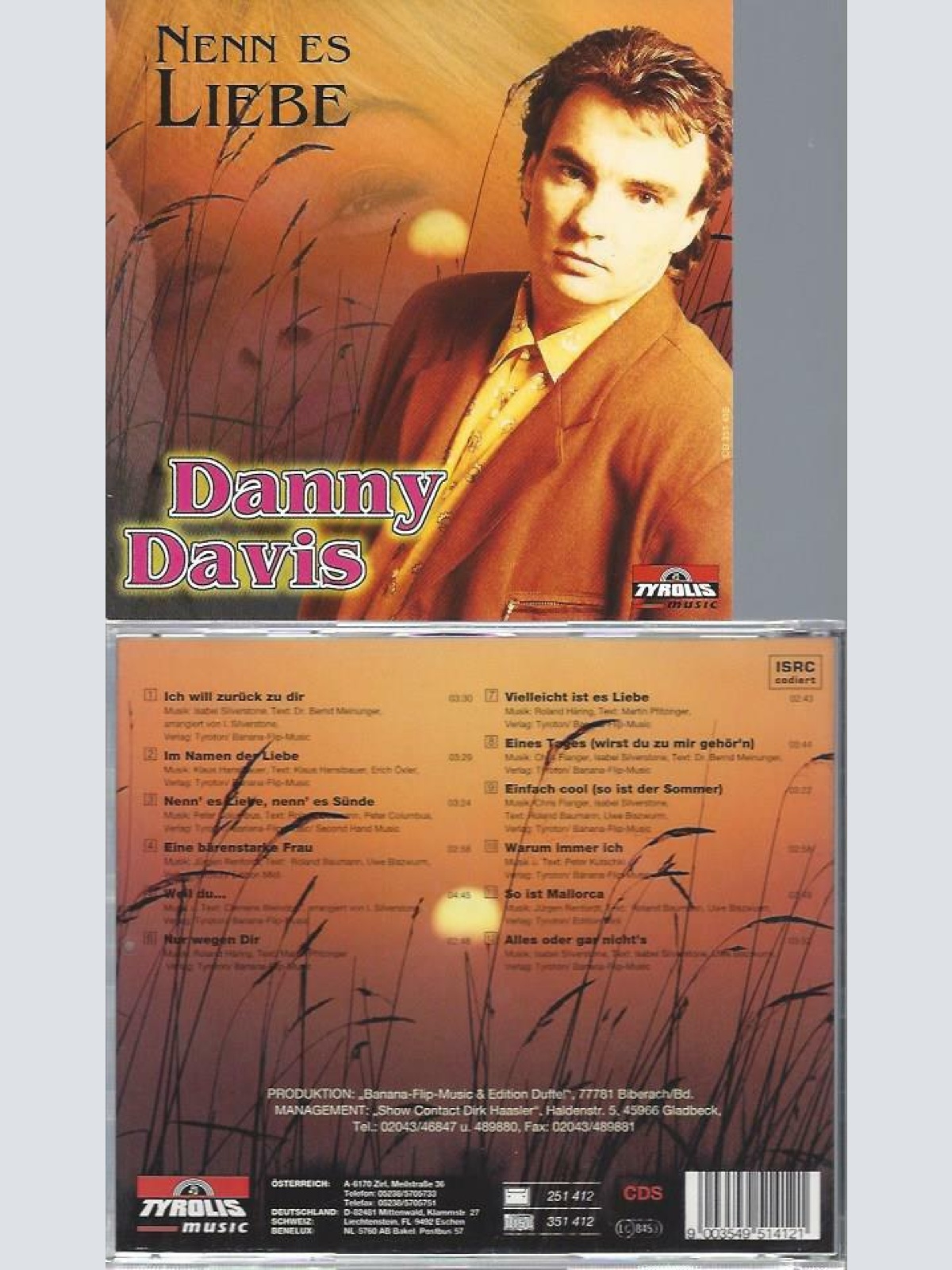 CD //  DANNY DAVIS NENN ES LIEBE