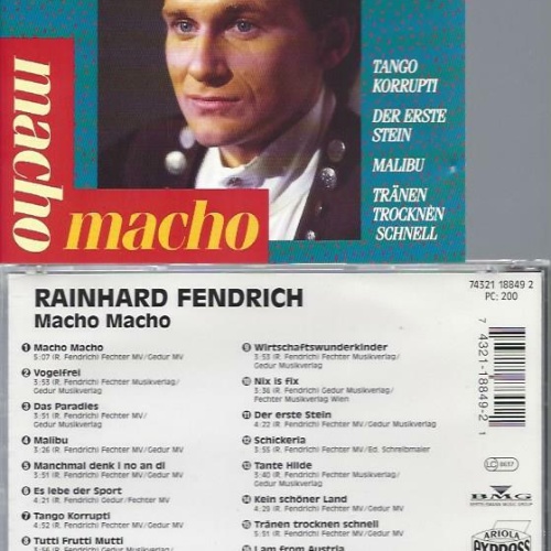 CD //  RAINHARD FENDRICH MACHO MACHO