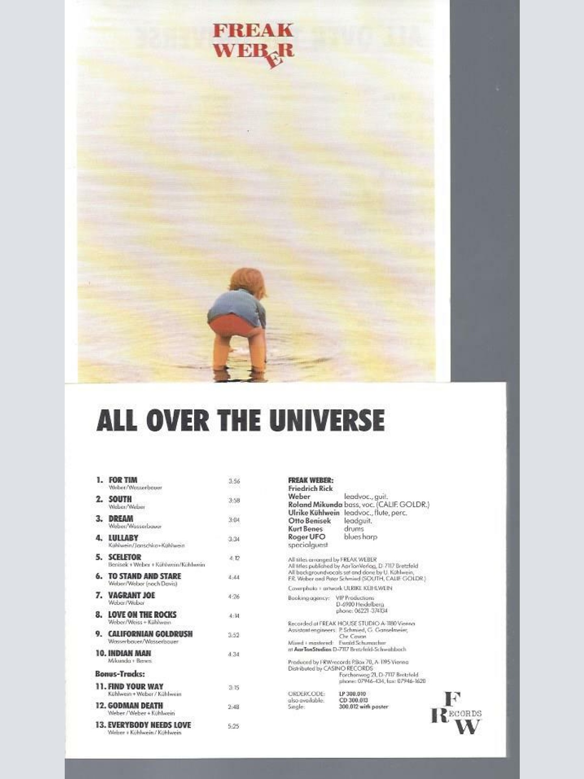 CD //  Freak Weber – All Over The Universe