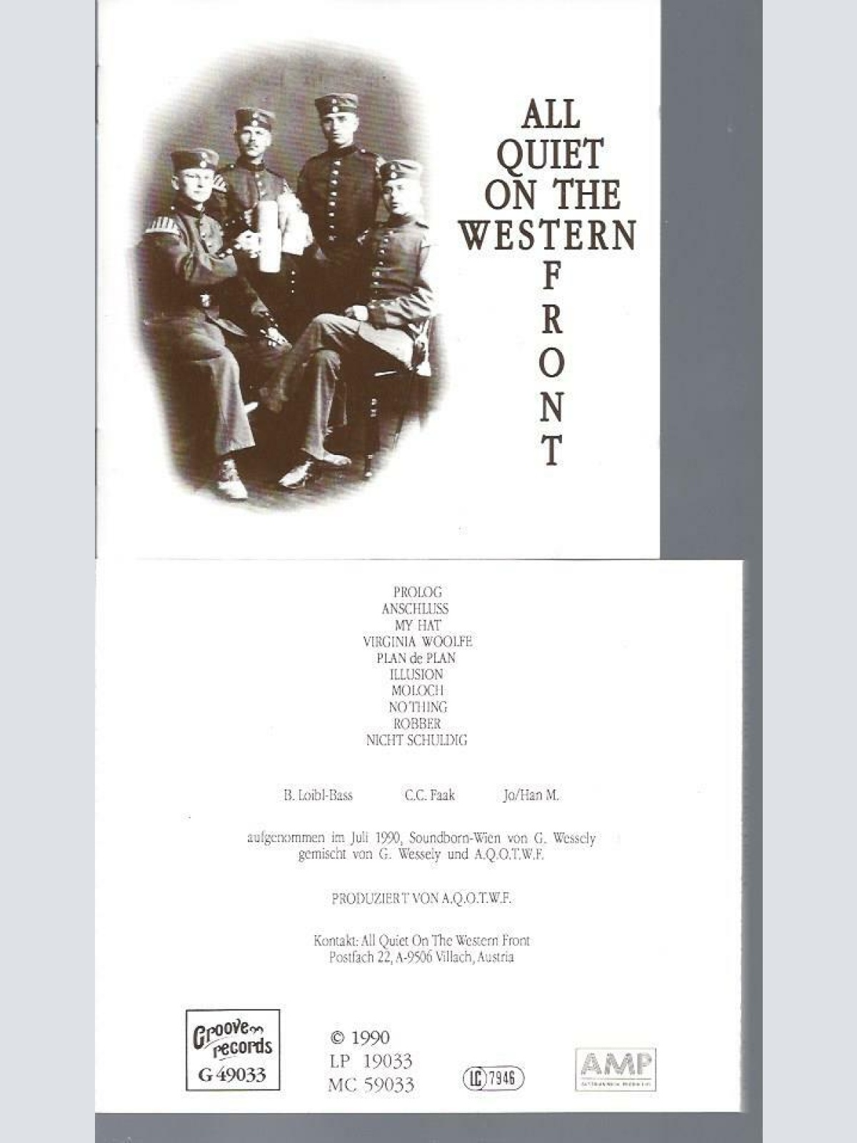 CD //  ALL QUIET ON THE WESTERN FRONT