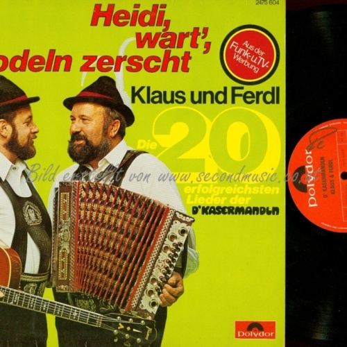 LP--KLAUS UND FERDL--HEIDI WART WIR JODLN ZERSCHT