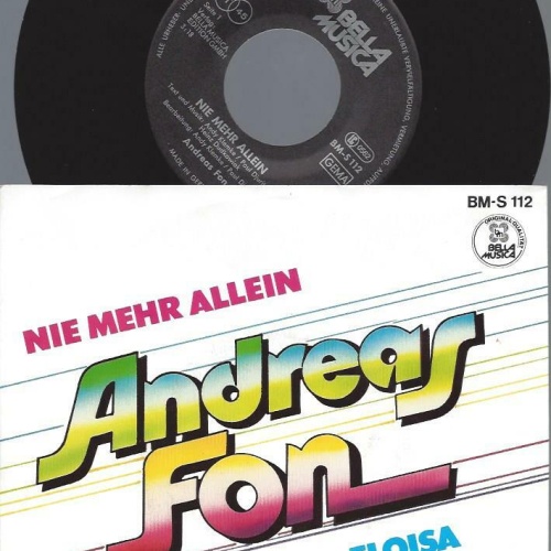 7"   Andreas Fon  Nie Mehr allein
