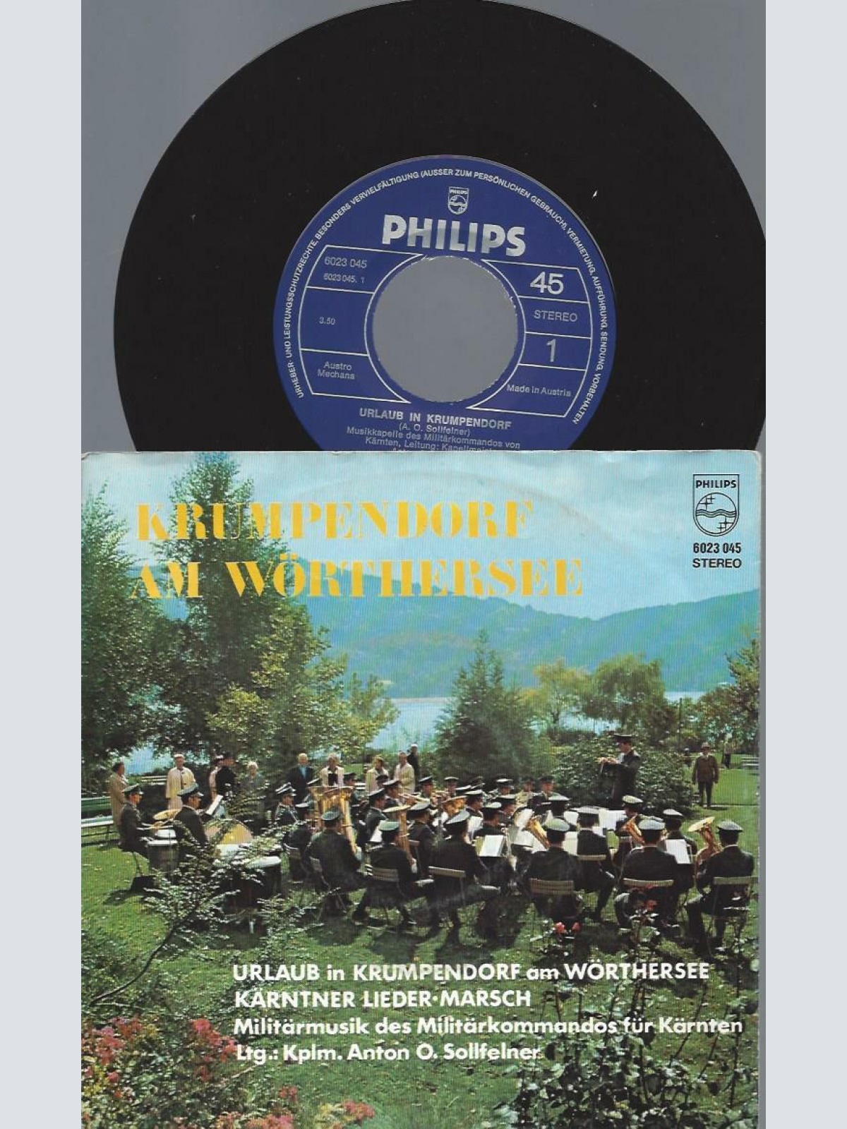7"  KRUMPENDORF AM WÖRTHERSEE //MILITÄRKOMMANDO VON KÄRNTEN -SOLLFELNER/ ORF