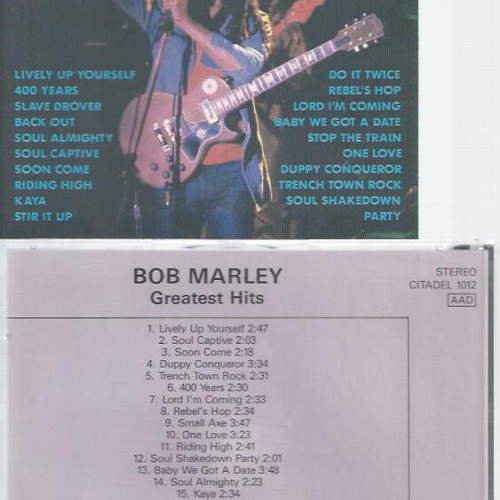 CD--BOB MARLEY --GREATEST HITS