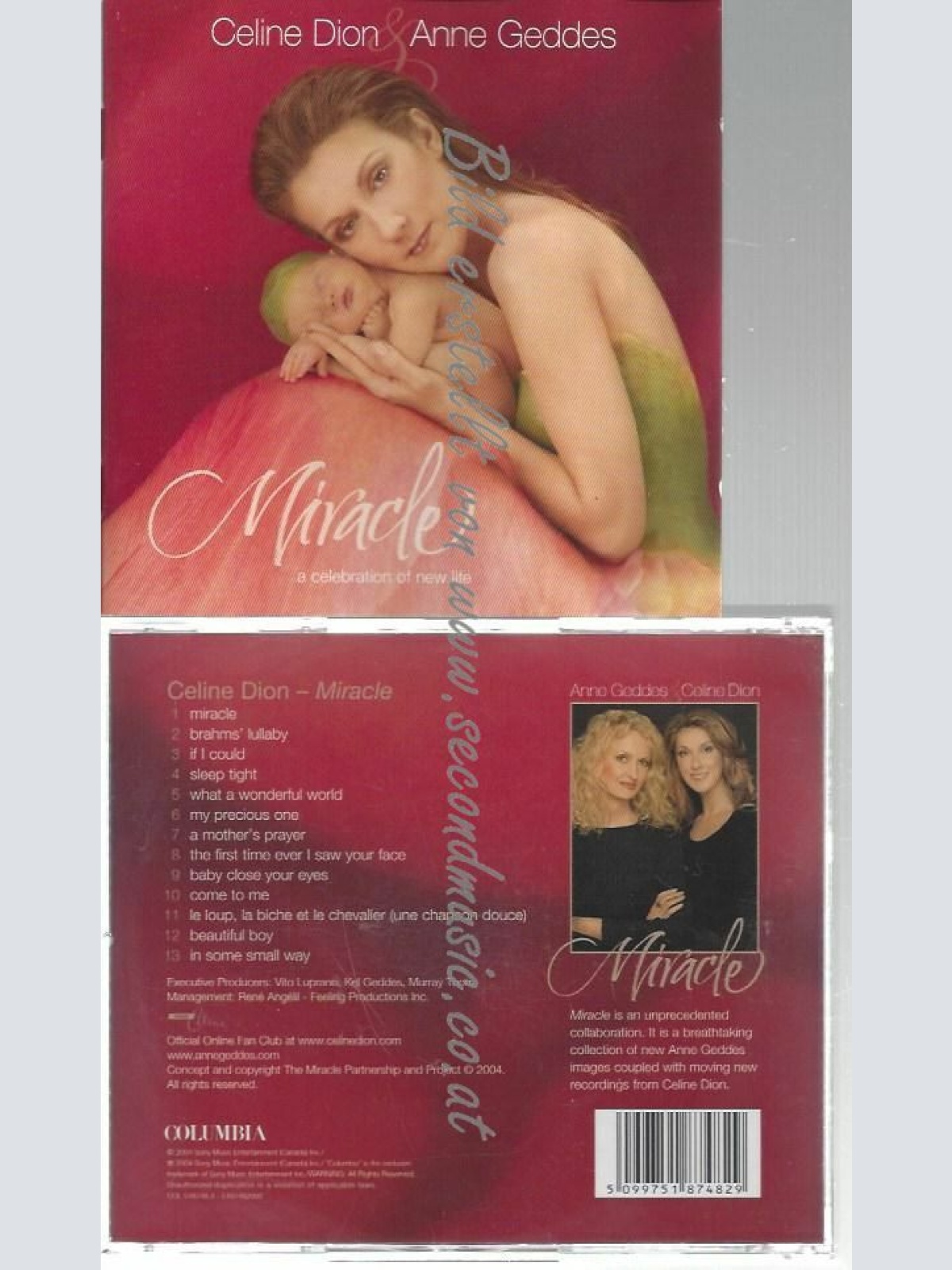 CD--CELINE DION--    MIRACLE