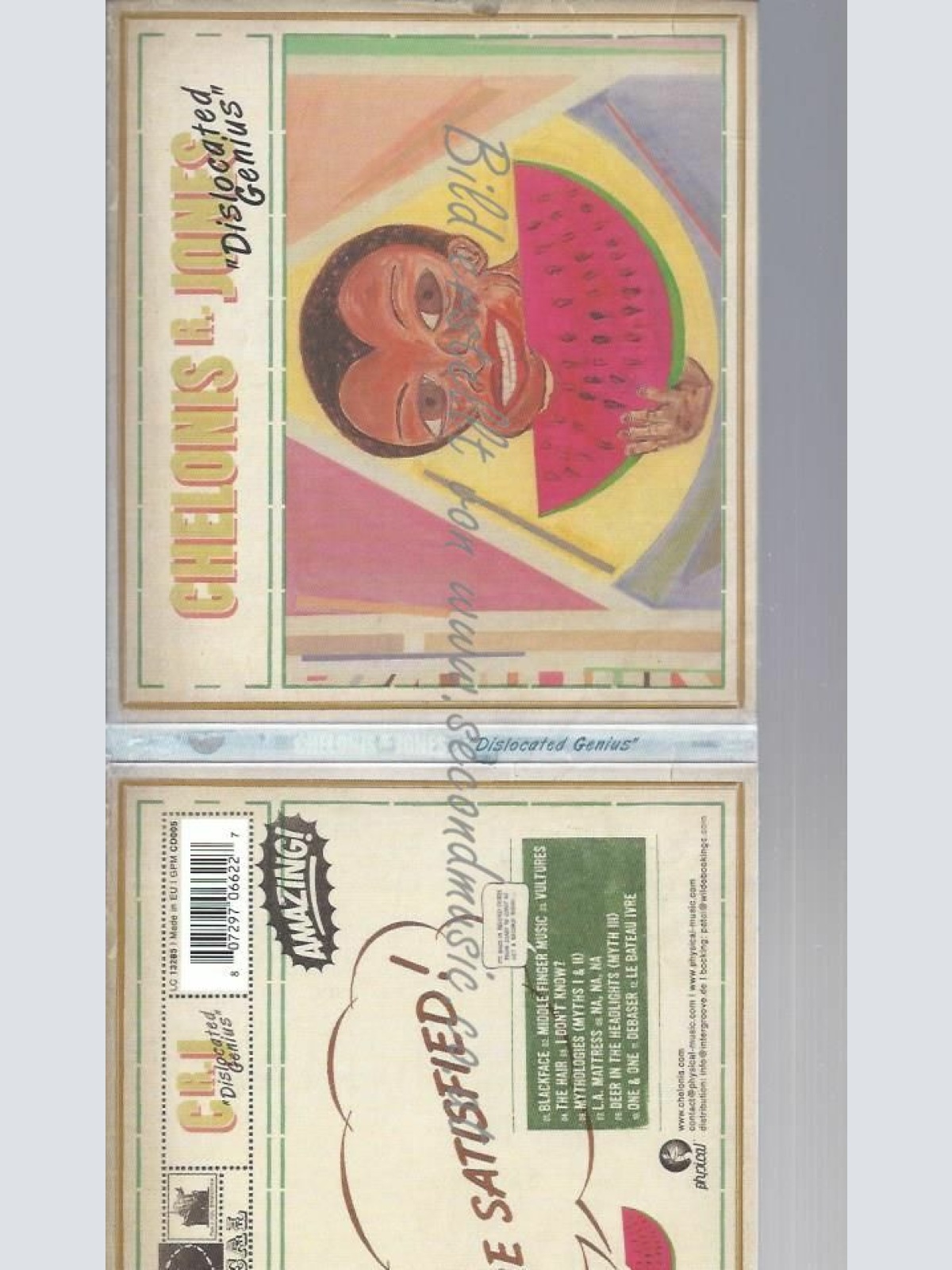 CD--CHELONIS R. JONES | --DISLOCATED GENIUS