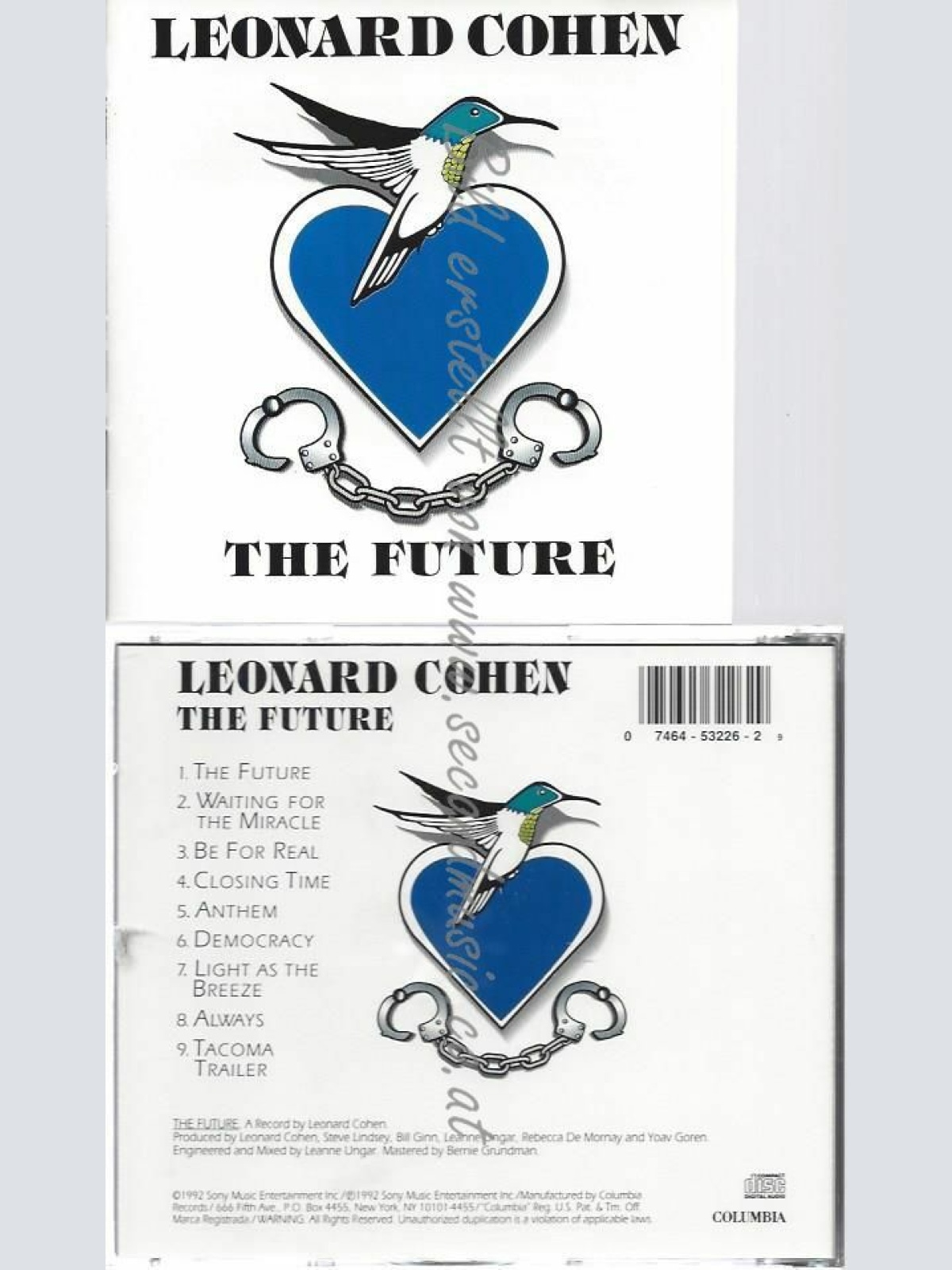 CD--LEONARD COHEN | --FUTURE THE
