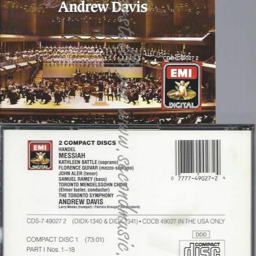 CD--ANDREW DAVIS | --MESSIAH-COMP