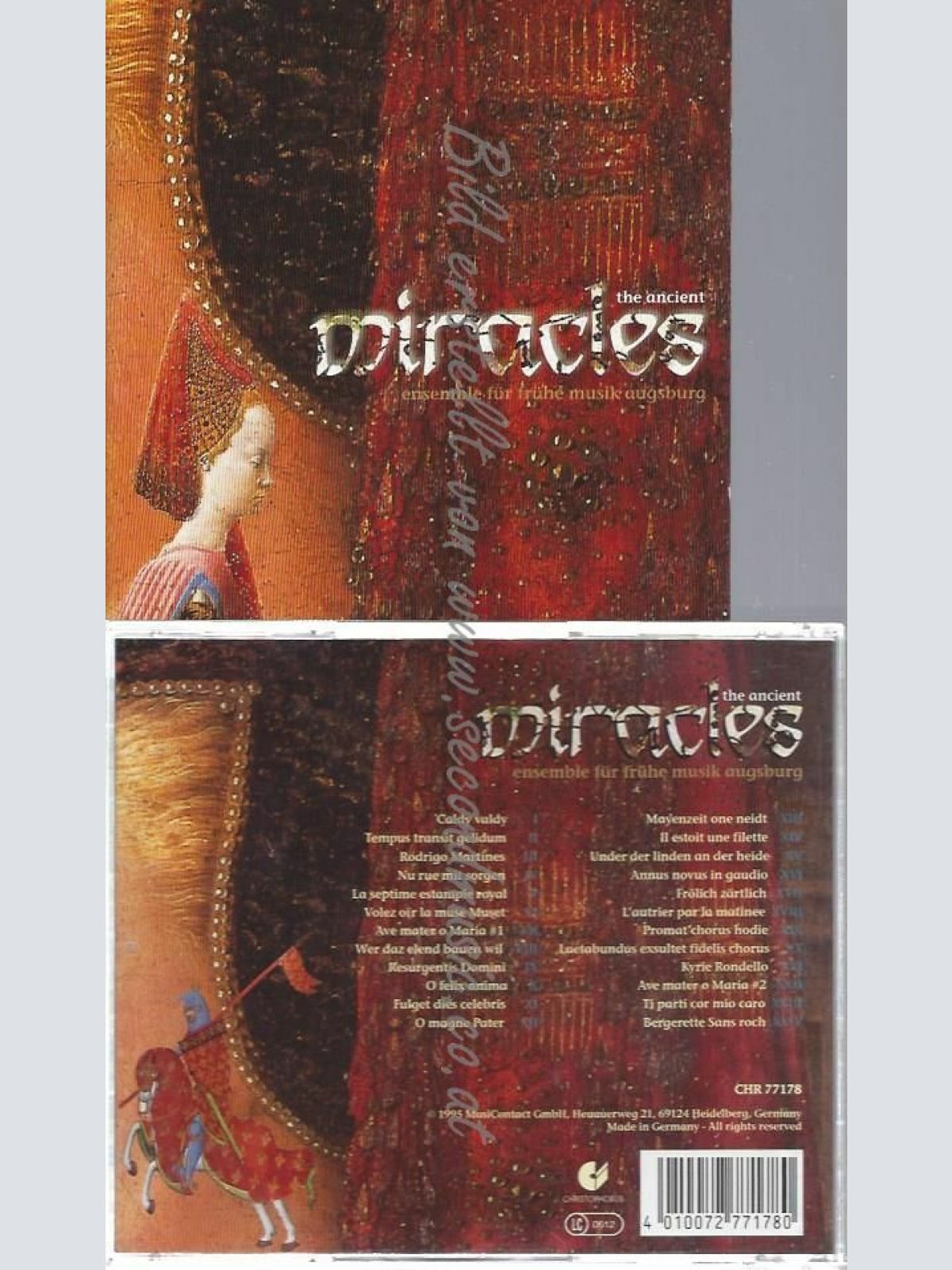 CD--ENSEMBLE FÜR FRÜHE MUSIK AUGSBURG,  | --THE ANCIENT MIRACLES