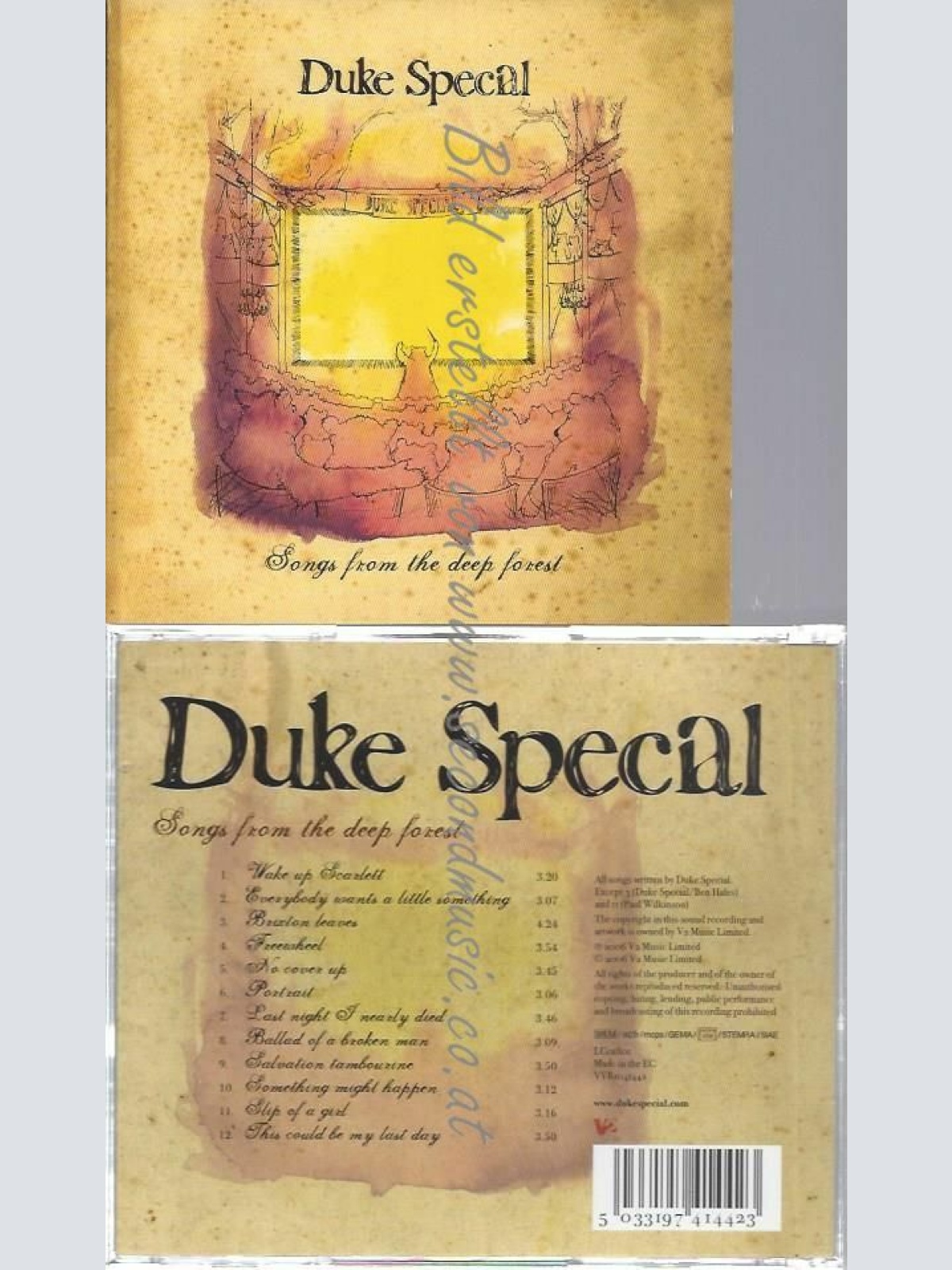 CD--DUKE SPECIAL | --SONGS FROM THE DEEP FOREST