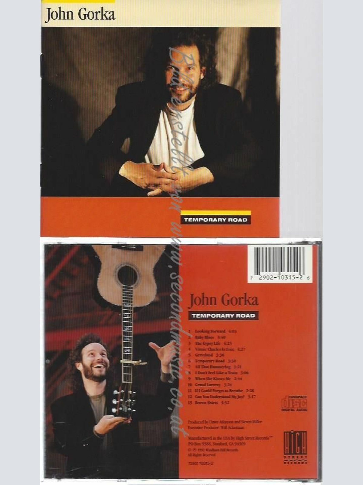 CD--JOHN GORKA | --TEMPORARY ROAD