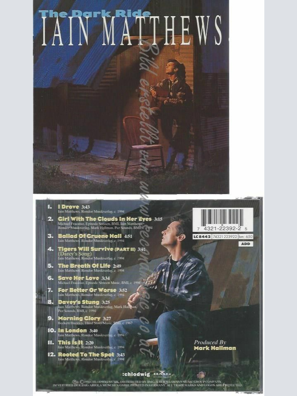 CD--IAN MATTHEWS | --DARK RIDE ()