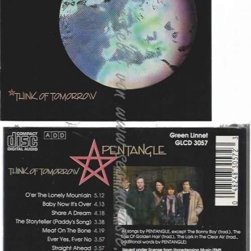 CD--PENTANGLE | --THINK OF TOMORROW
